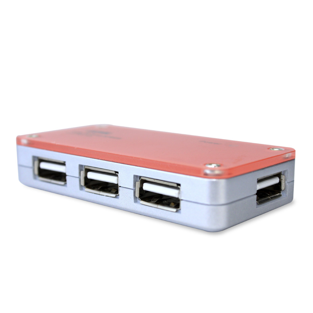 HUB USB-A (2.0) 4 PORTS, 4* USB-A, COLOR