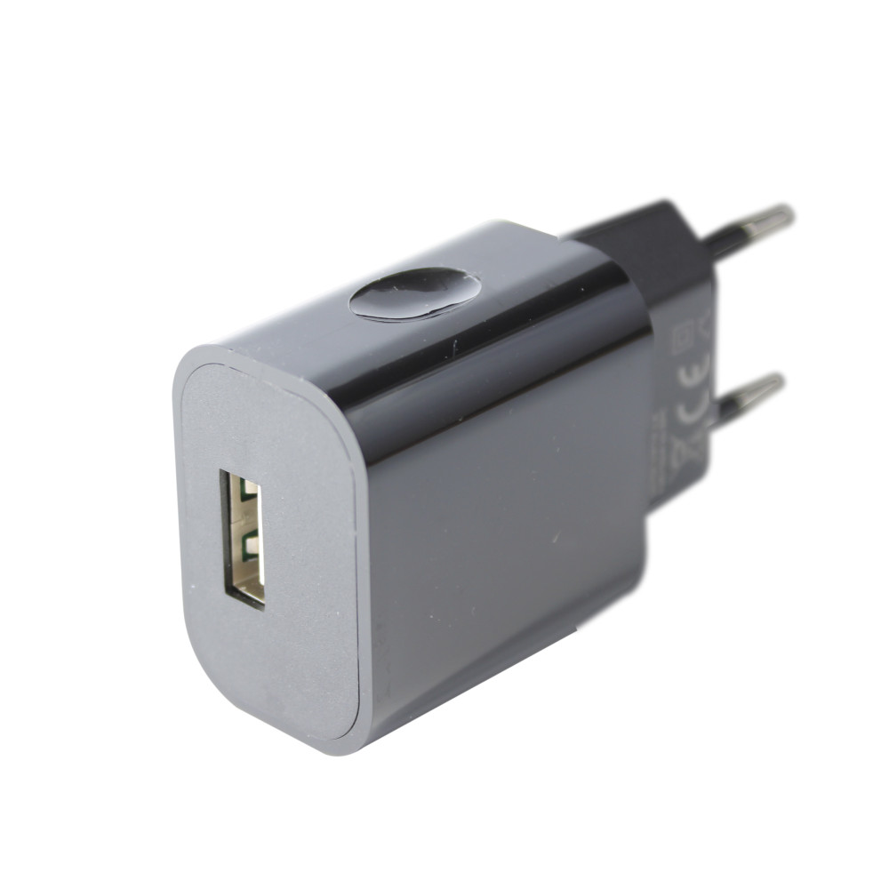 Chargeur secteur 1 USB-A 1 A - blanc