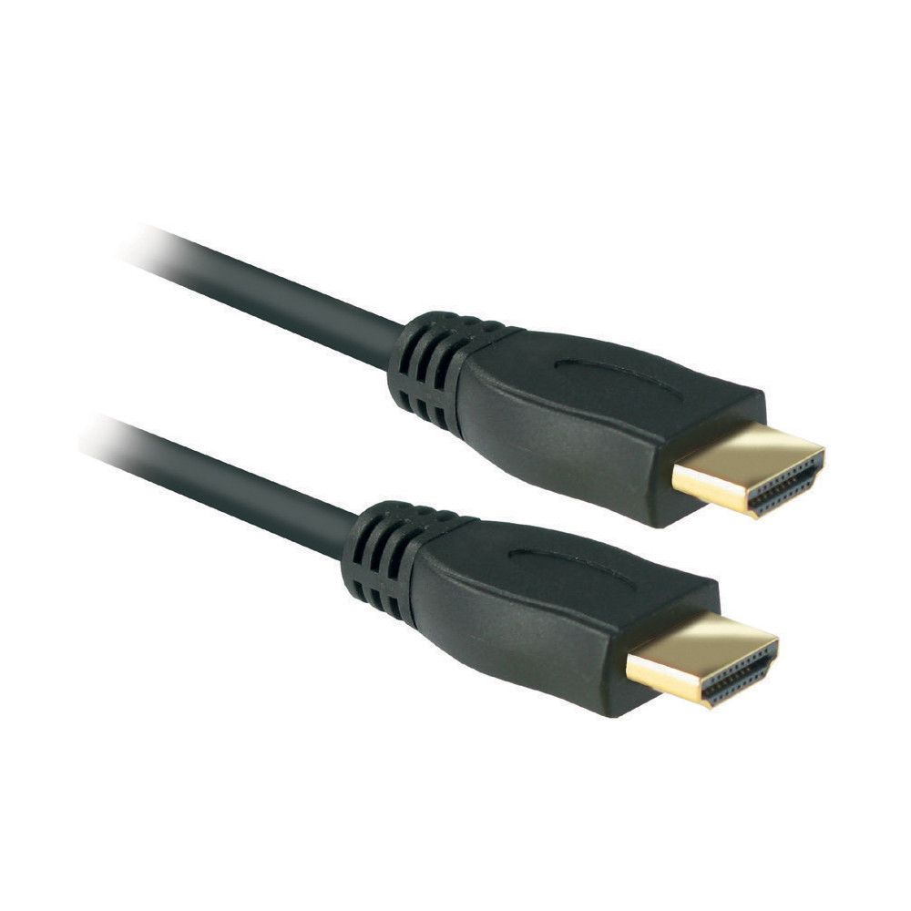 CÂBLE HDMI MÂLE/ MÂLE 1M NOIR