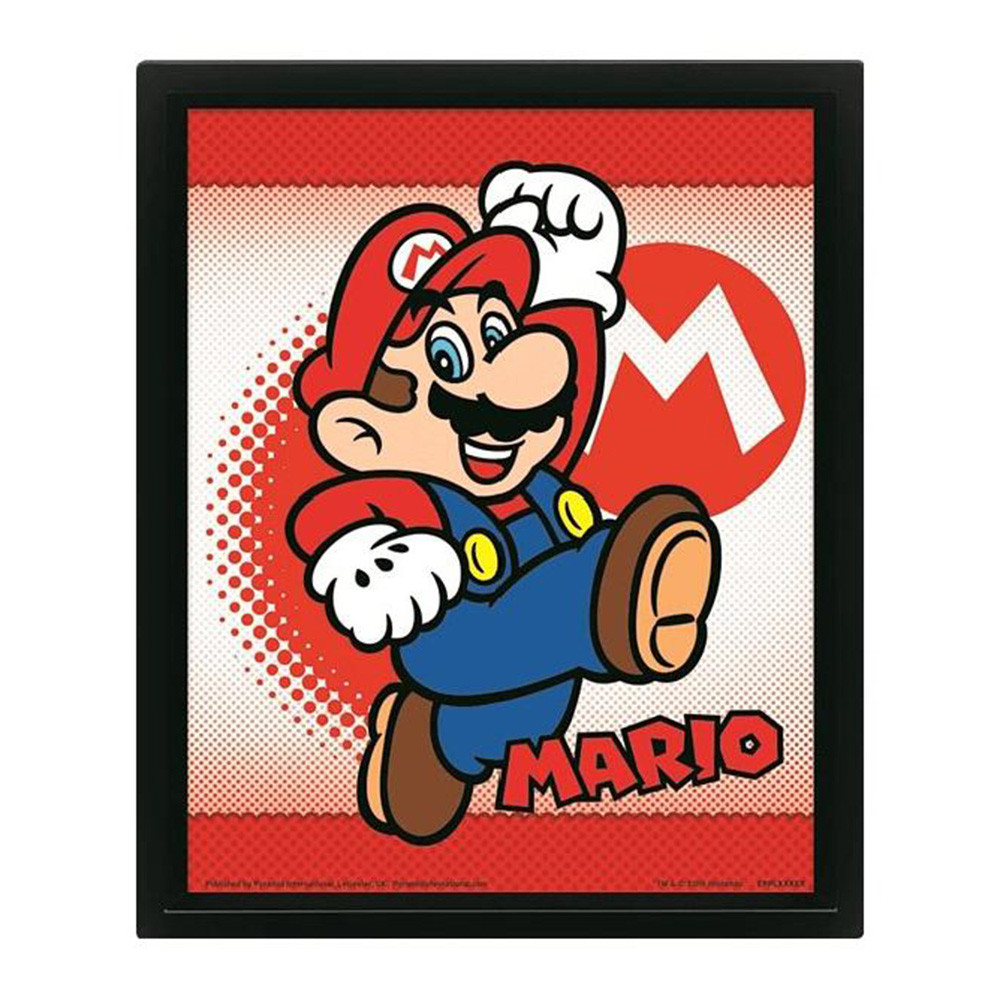 NINTENDO MARIO x YOSHI Poster 3D