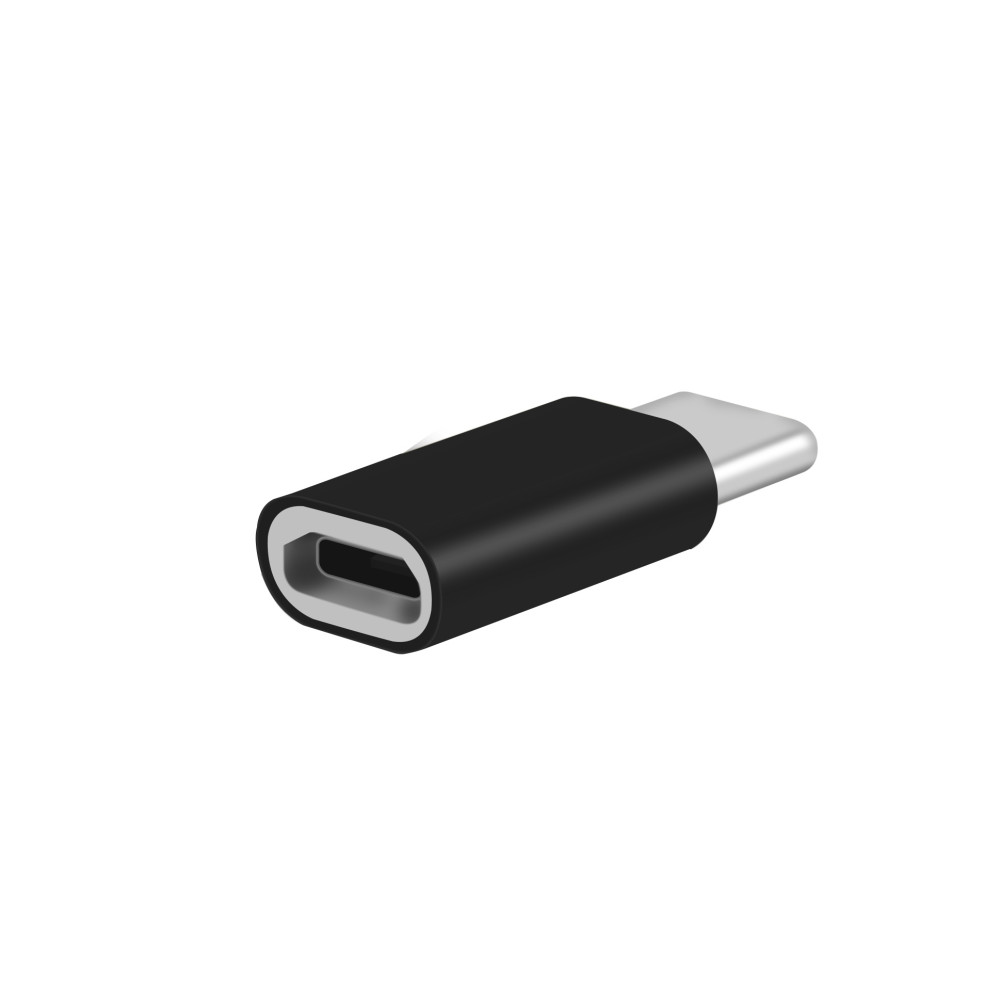 Adaptateur noir USB-C / Type-C Mâle + Micro USB vers USB 3.0