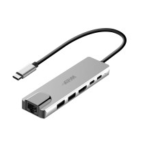 HUB USB-C (3.0) 6 PORTS, 2*...