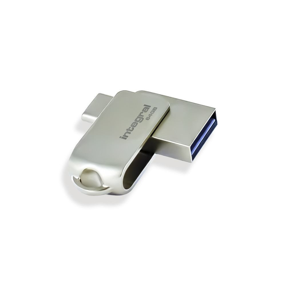 Cle USB 64 Go,Metal Clé USB 3.0 LED Clef USB 64Go à Capuchon