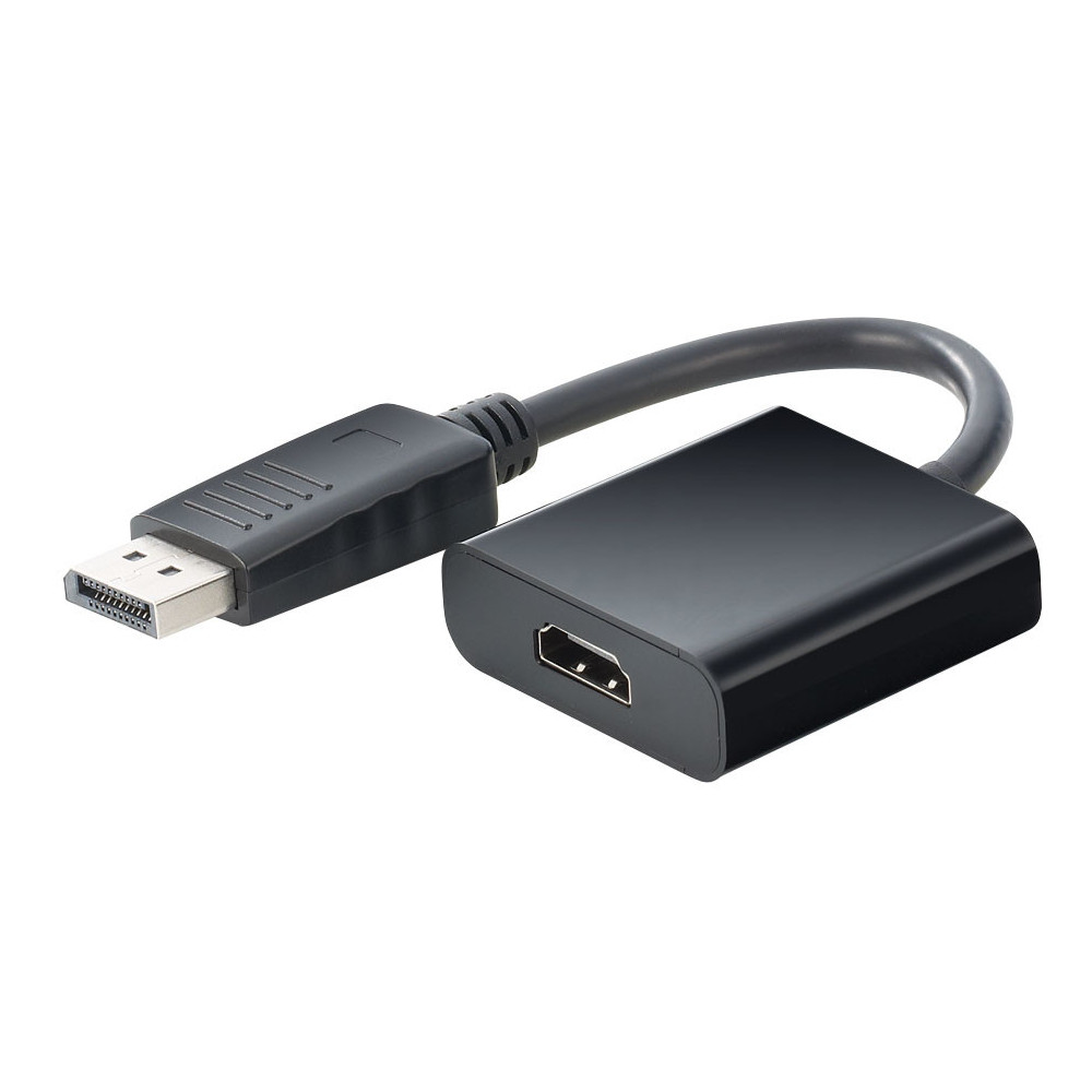 ADAPTATEUR HDMI / DISPLAYPORT, 4K, F / M, NOIR