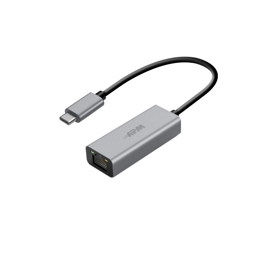 ADAPTATEUR USB-C / RJ45, GIGABIT, USB 3.0, M / F, ALUMINIUM