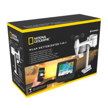 National Geographic Station Météo Radio Avec Capteur Extérieur WLAN  Farbwettercenter Avec 7-in-1 Profi-Sensor Pour Vent, - Cdiscount TV Son  Photo