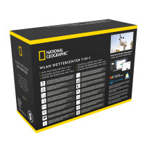 National Geographic Station Météo Radio Avec Capteur Extérieur WLAN  Farbwettercenter Avec 7-in-1 Profi-Sensor Pour Vent, - Cdiscount TV Son  Photo