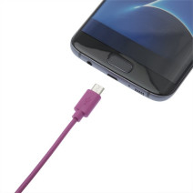 CABLE MICRO USB ROSE 1M