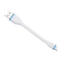CABLE MICRO USB COURT BLANC 