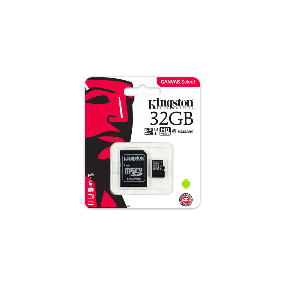 CARTES MICRO SD + ADAPTATEUR 32 GB