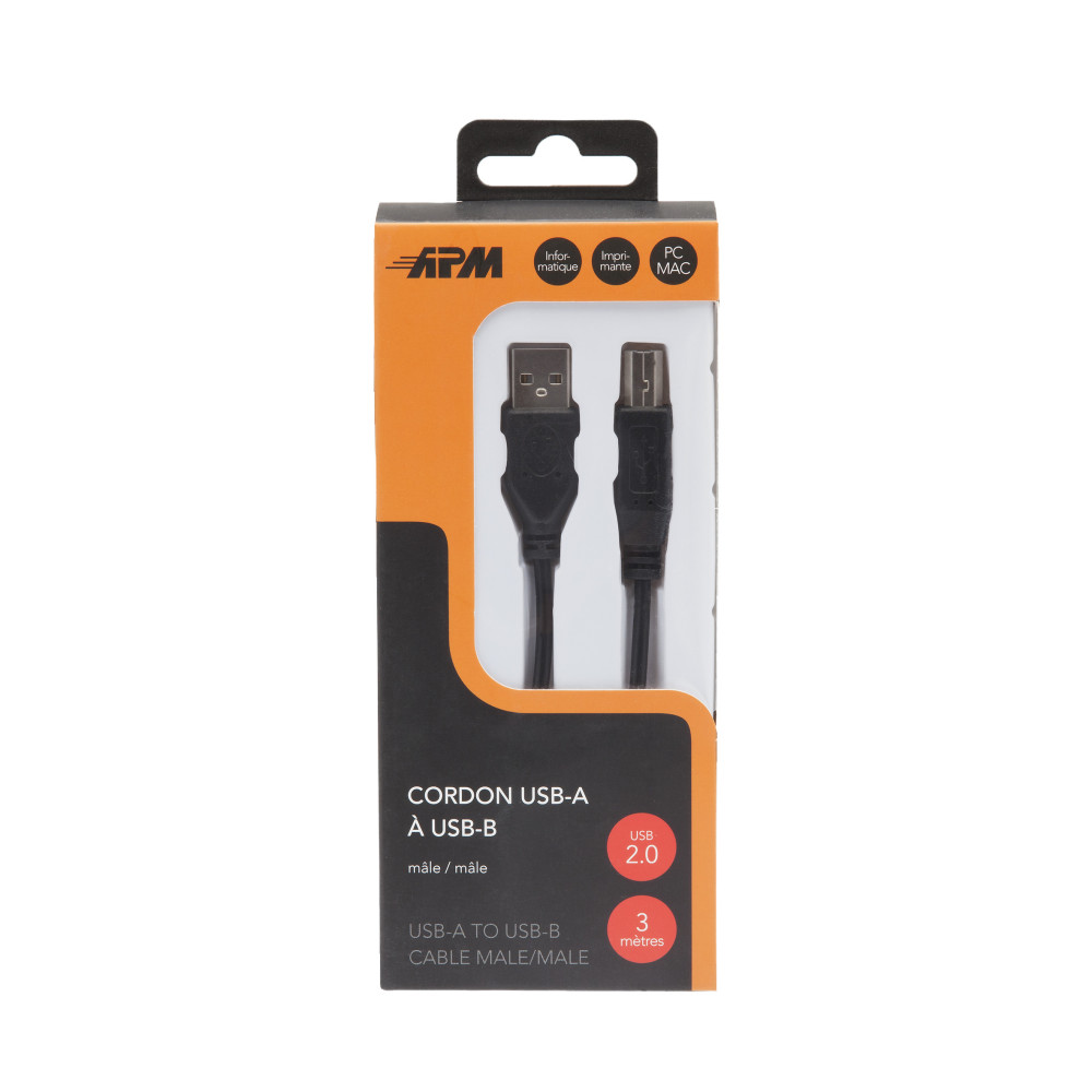 Câble USB-A vers USB-B 3.0 (3m)