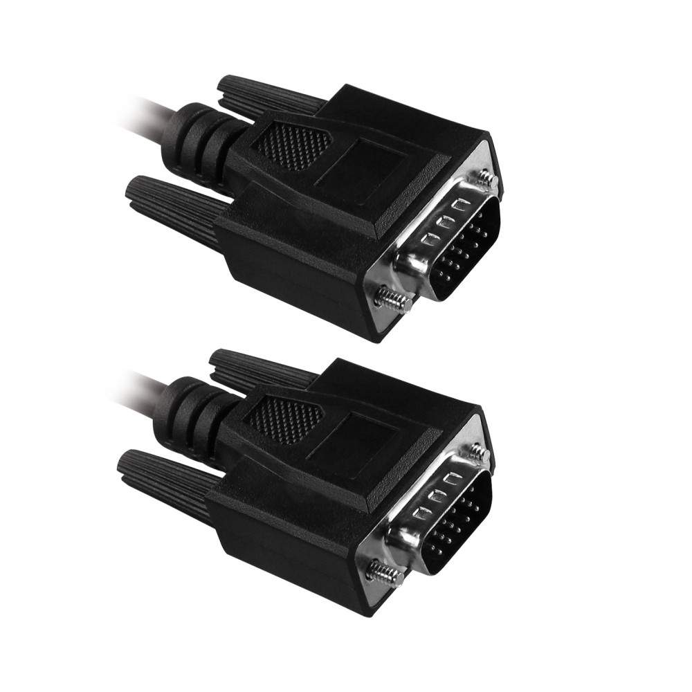 CÂBLE HDMI / VGA / JACK 3.5MM, M / M / M, NOIR, 1.8M