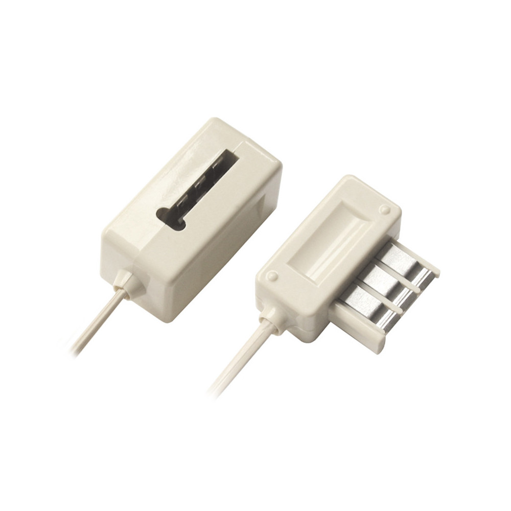 Adaptateur RJ45 mâle vers prise gigogne femelle, par