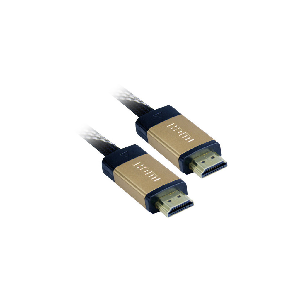 Câble Mini HDMI USB-C / Type-C Mâle à Micro HDMI Type-D d'Adaptateur Mâle,  Longueur: 1.8m