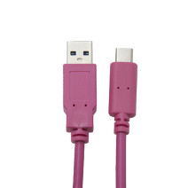CABLE USB A TYPE-C M/M ROSE 1M