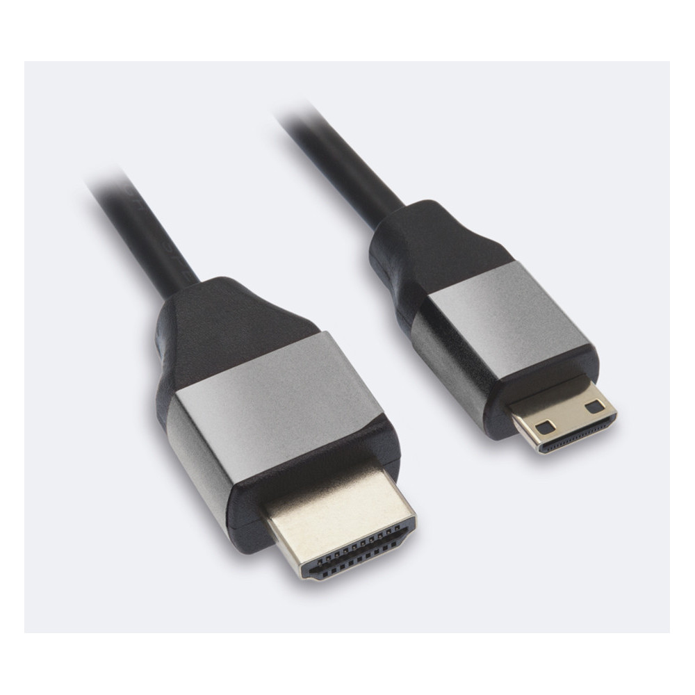 CÂBLE HDMI / HDMI MINI, 1080P, M / M, NOIR, 1.8M