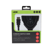 Câble HDMI Mâle/Mâle, version 1.4, 50cm - Connectique Audio