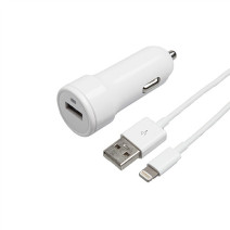 Chargeur allume cigare USB 1A CU400 – Blanc