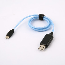 CABLE USB TYPE-C LED BLEU 1...