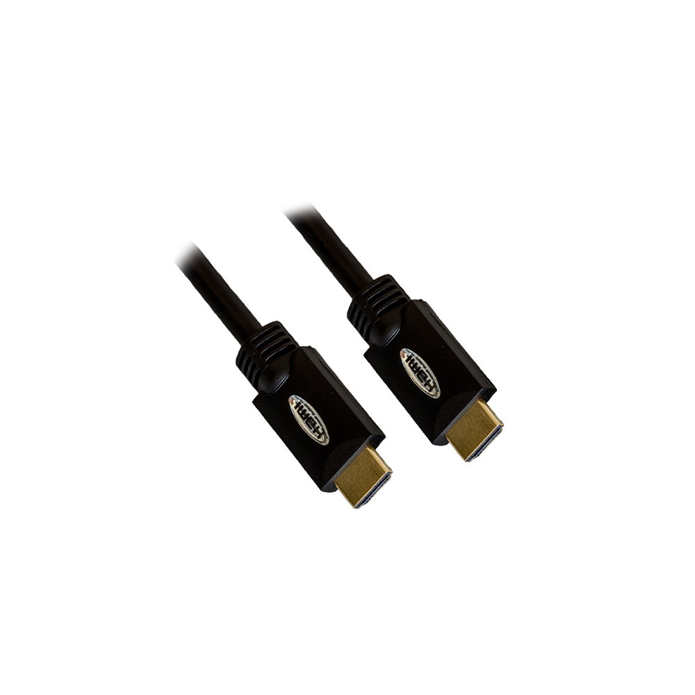 3 câbles HDMI compatible 4K, 3D & Full HD, HEC, noir – 10 m
