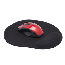 TAPIS DE SOURIS GEL REPOSE MAIN NOIR OMEGA