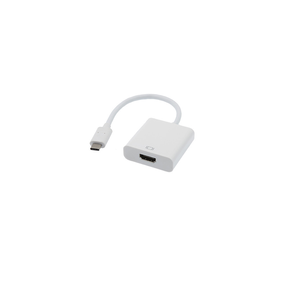 ADAPTATEUR USB-C (3.1) / HDMI 1.4, 4K, M / F, BLANC