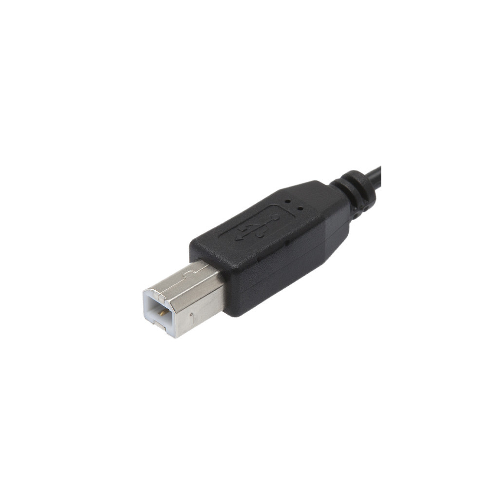 CÂBLE USB-A / USB-B 2.0, USB 2.0, M / M, NOIR, 1.8M