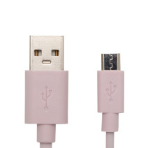 CABLE MICRO USB ROSE 1M