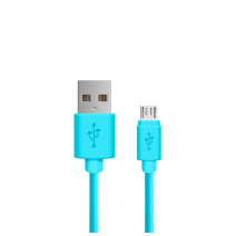 CORDON USB 2.0 USB-A/MICRO USB MÂLE/MÂLE BLEU 1M