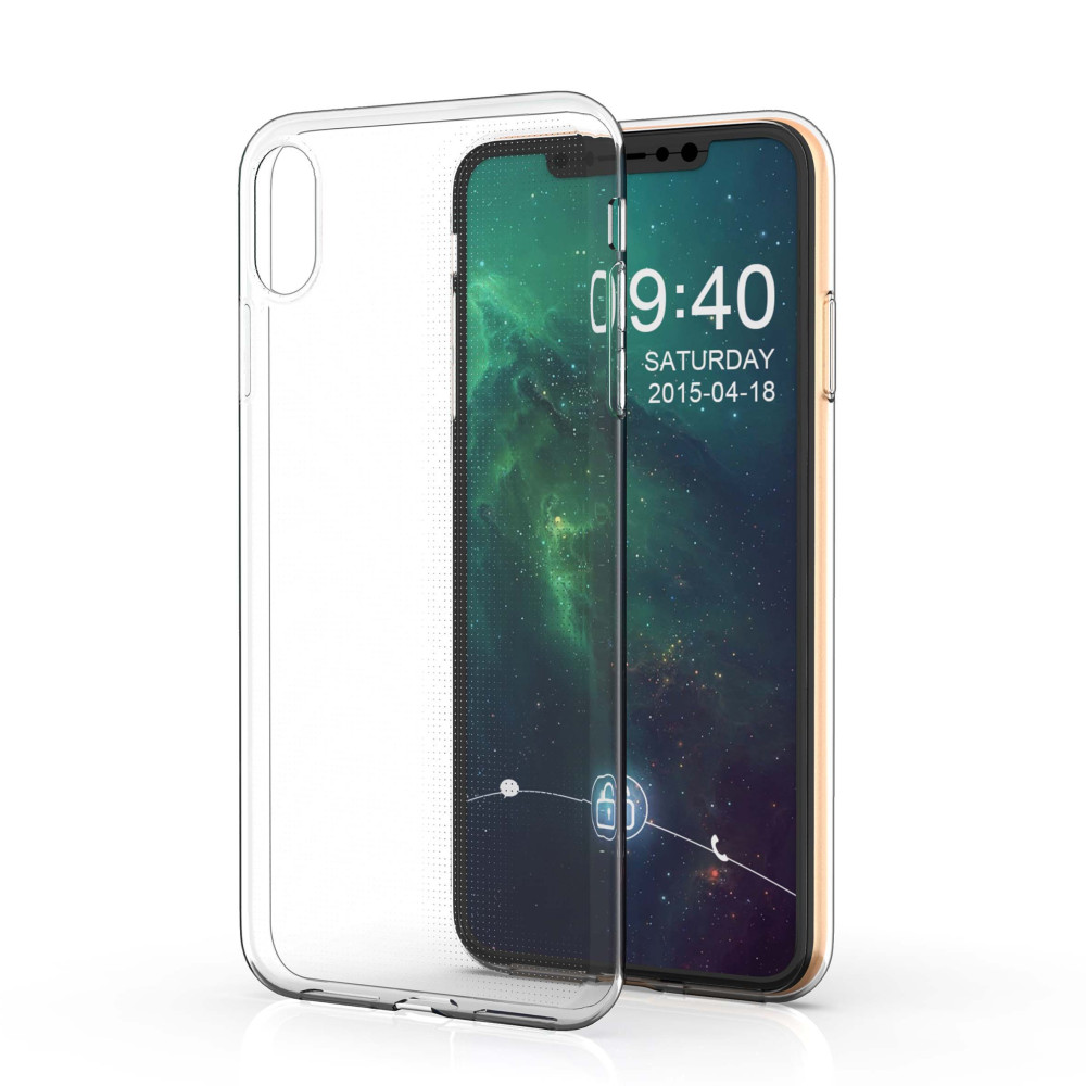 COQUE SOUPLE TRANSPARENTE POUR APPLE IPHONE X/XS