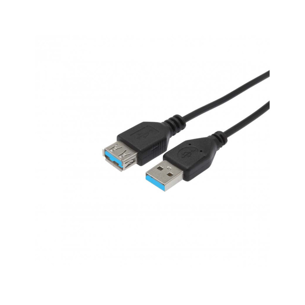 RALLONGE USB-A / USB-A, USB 3.0, M / F, NOIR, 1.8M