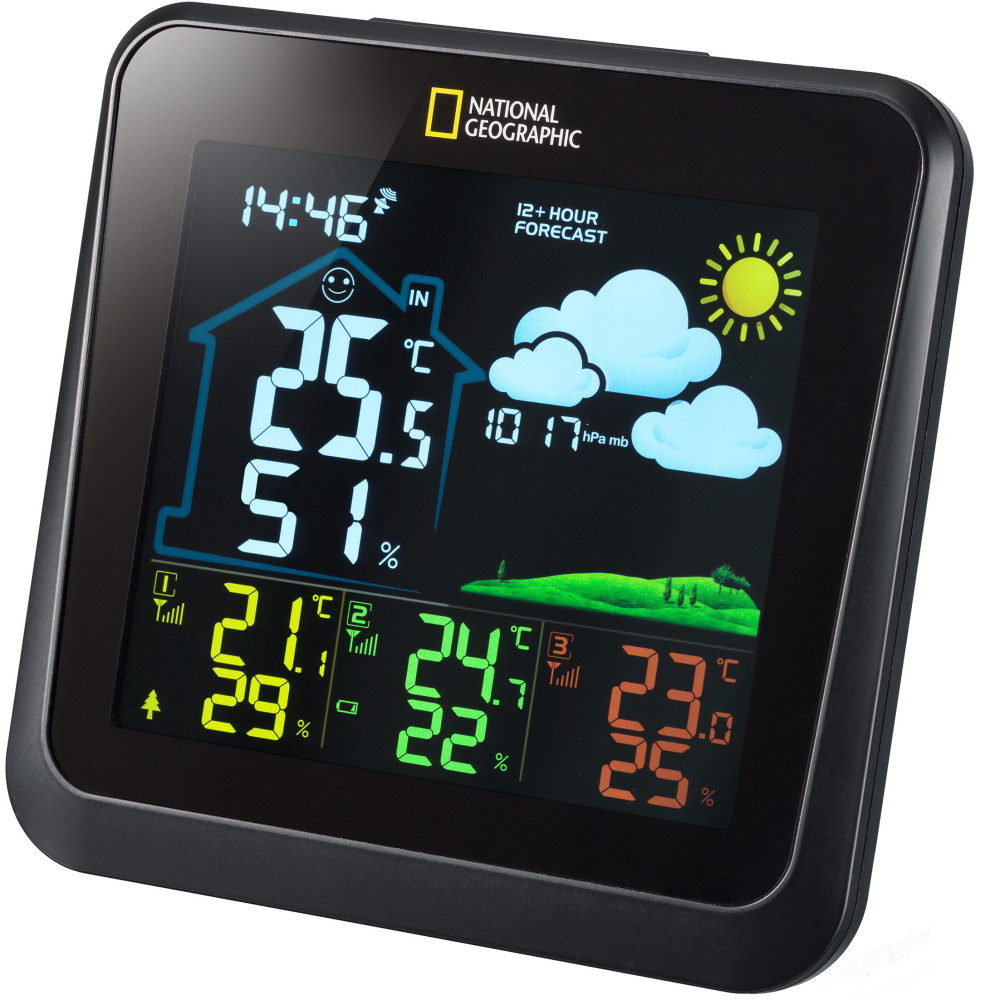 STATION METEO COULEUR AVEC PREVISIONS