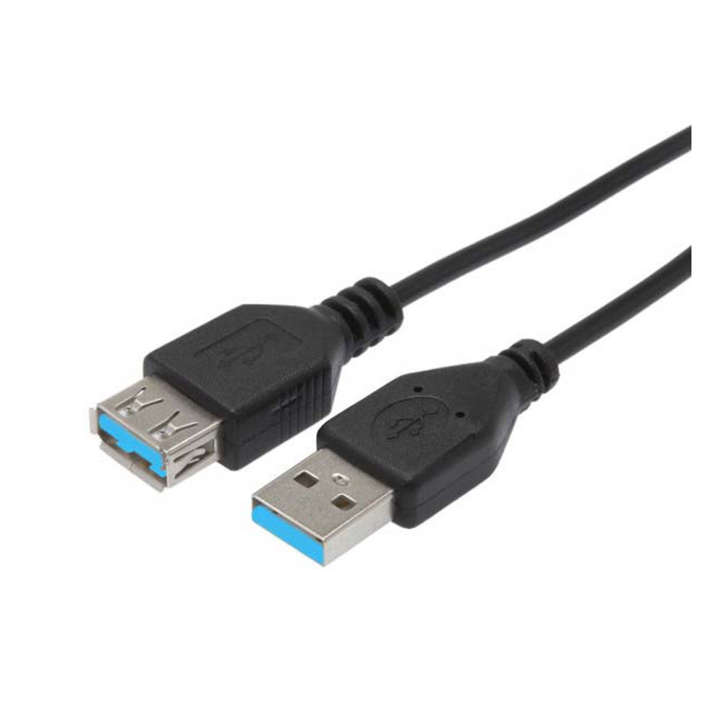 RALLONGE USB-A / USB-A, USB 3.0, M / F, NOIR, 3M