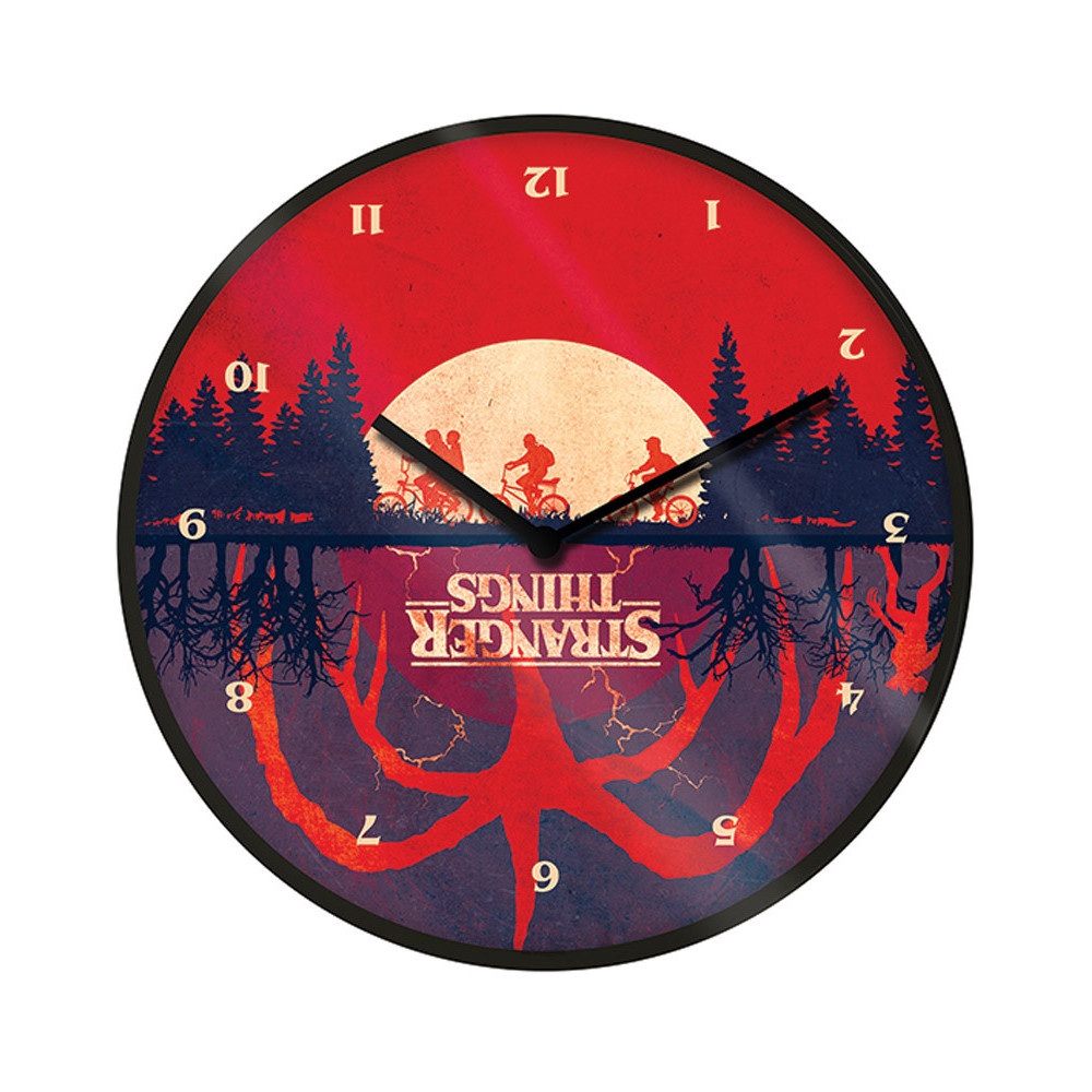 Upside Down Stranger Things Dessin HORLOGE STRANGER THINGS (UPSIDE DOWN)