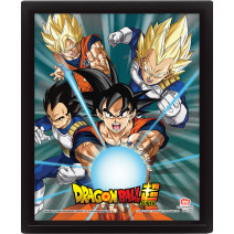 POSTER 3D DRAGON BALL SUPER...